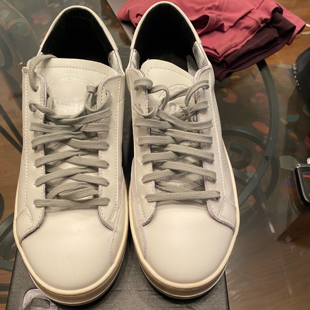 P448 white shoes